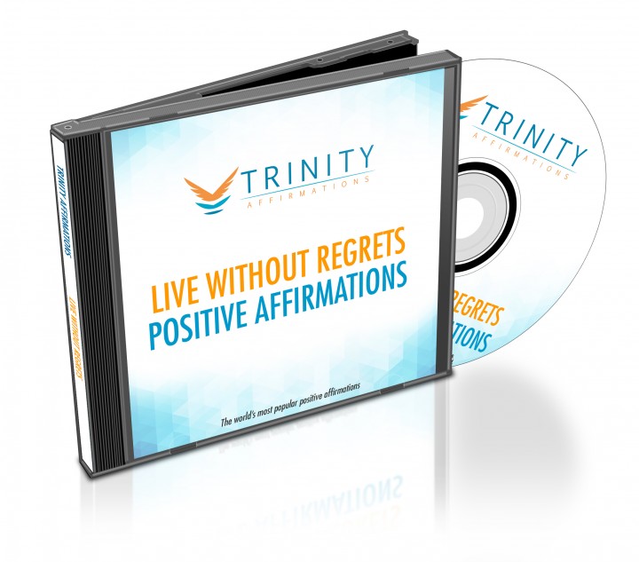 Live Without Regrets Affirmations CD Album Cover