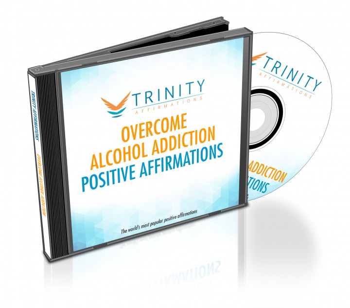 Overcome Alcohol Addiction Affirmations CD Album Cover